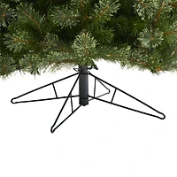 Nearly Natural Cashmere Slim Faux 9 Foot Pre-Lit Christmas Tree