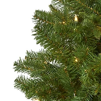Nearly Natural Faux Foot Pre-Lit Spruce Christmas Tree