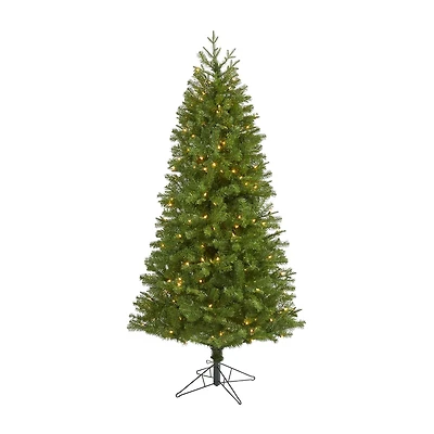 Nearly Natural Faux 6 / Foot Pre-Lit Spruce Christmas Tree