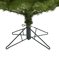 Nearly Natural Faux / Foot Pre-Lit Spruce Christmas Tree