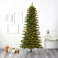 Nearly Natural Belgium Look Faux Foot Pre-Lit Fir Christmas Tree