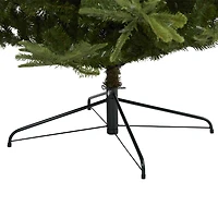 Nearly Natural Layered 9 Foot Pre-Lit Spruce Christmas Tree