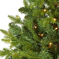 Nearly Natural Fraser 5 Foot Pre-Lit Fir Christmas Tree