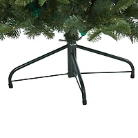 Nearly Natural Flat Back 4 Foot Pre-Lit Spruce Christmas Tree