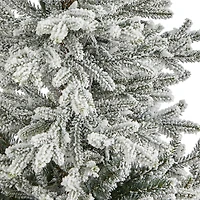 Nearly Natural Fraser In Wht Planter 4 1/2 Foot Pre-Lit Fir Christmas Tree