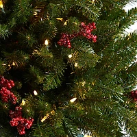 Nearly Natural Faux 4 Foot Pre-Lit Christmas Tree