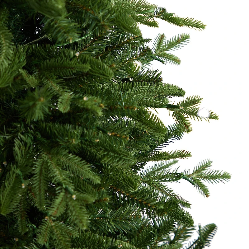 Nearly Natural Montreal Faux 6 Foot Pre-Lit Spruce Christmas Tree