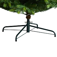 Nearly Natural Faux 9 Foot Pre-Lit Spruce Christmas Tree