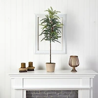 Nearly Natural Winnipeg Faux In Planter 3 1/2 Foot Pine Christmas Tree