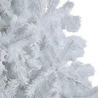Nearly Natural White Faux 9 Foot Pre-Lit Christmas Tree