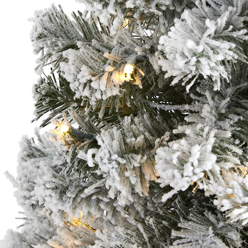 Nearly Natural Faux Douglas 3 Foot Pre-Lit Fir Christmas Tree
