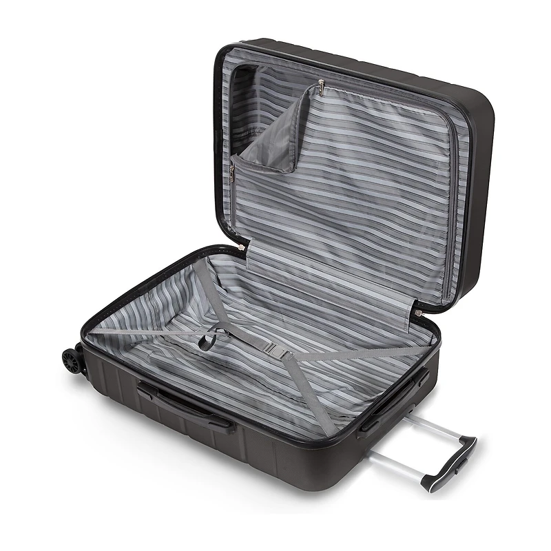 Skyway Everett 24 Inch Hardside Lightweight Checked Spinner Luggage