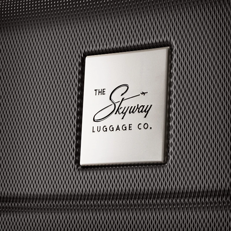 Skyway Everett 24 Inch Hardside Lightweight Checked Spinner Luggage
