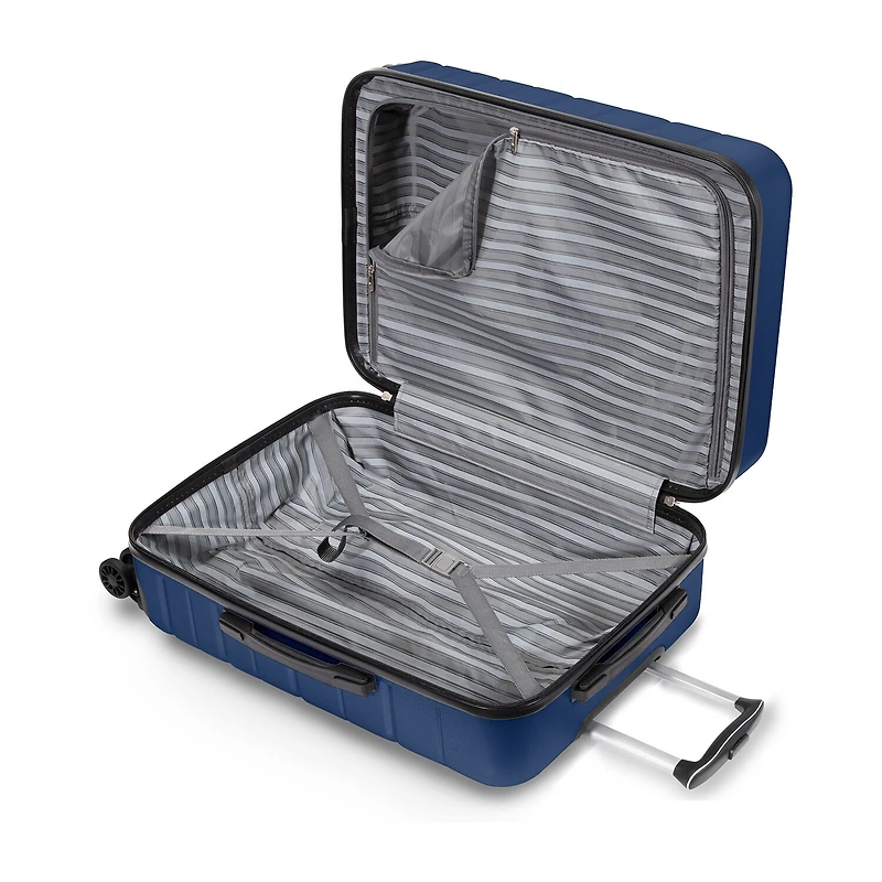 Skyway Everett Inch Hardside Lightweight Checked Spinner Luggage