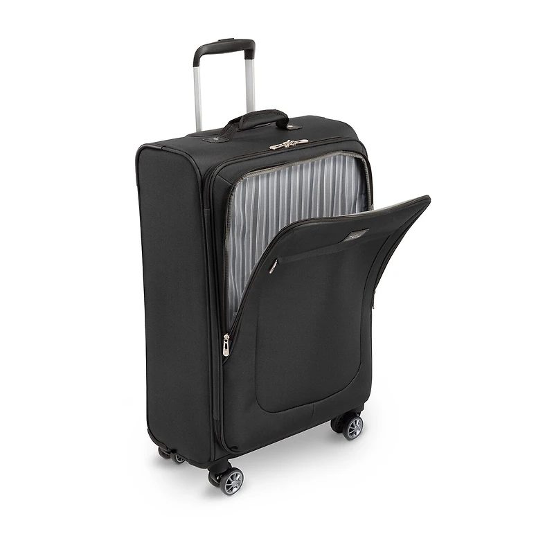 Skyway Everett Inch Softside Lightweight Checked Spinner Luggage