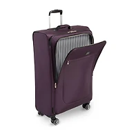 Skyway Everett 28 Inch Softside Lightweight Checked Spinner Luggage