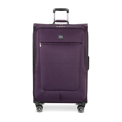 Skyway Everett 28 Inch Softside Lightweight Checked Spinner Luggage