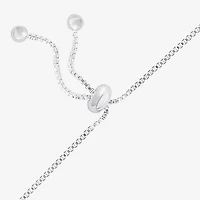 Womens Crystal Bow Heart Hello Kitty Bolo Bracelet