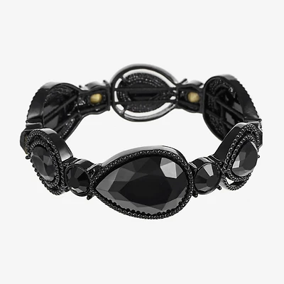 Mixit Black Womens Black Stretch Bracelet