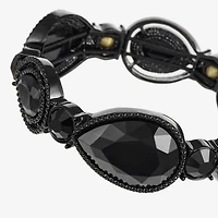 Mixit Black Womens Black Stretch Bracelet