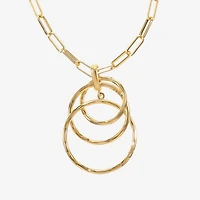 Liz Claiborne Pendant Necklace And Drop Earring Womens Round 2-pc. Jewelry Set