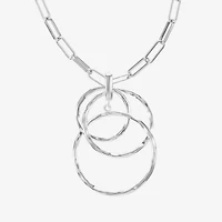 Liz Claiborne Pendant Necklace And Drop Earring Womens Round 2-pc. Jewelry Set