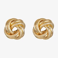 Monet Jewelry Knot 14mm Stud Earrings