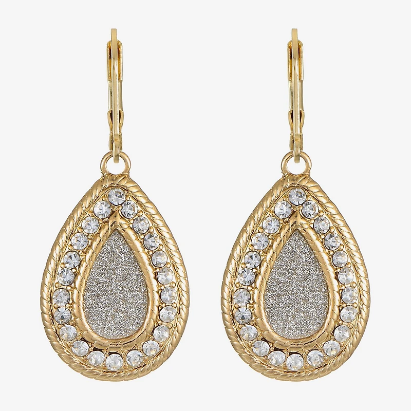 Monet Jewelry Womens Glass Drop Earrings
