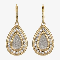 Monet Jewelry Womens Glass Drop Earrings