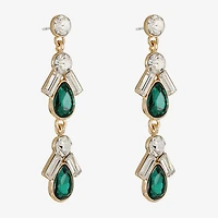 Monet Jewelry Womens Glass Hypoallergenic Drop Earrings