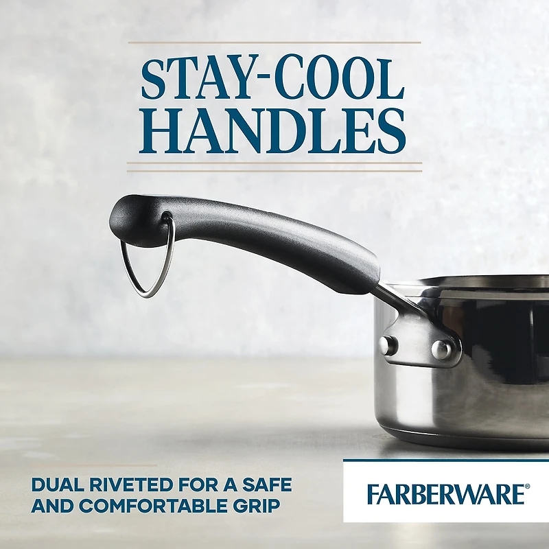 Farberware Brilliance Stainless Steel -qt. Sauce Pan