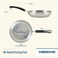 Farberware Brilliance Stainless Steel 10" Frying Pan