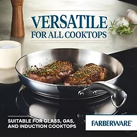 Farberware Brilliance Stainless Steel 12.25" Frying Pan