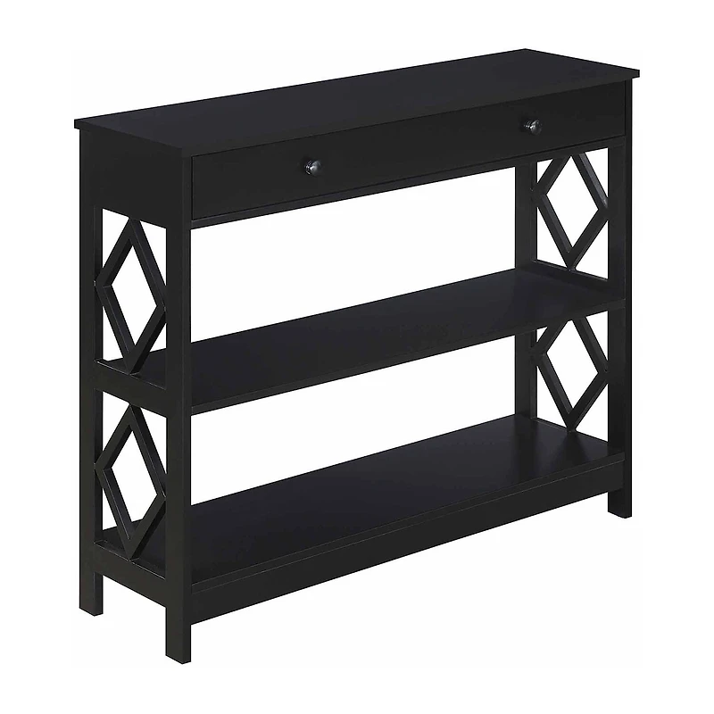 Convenience Concepts Diamond 1-Drawer Console Table