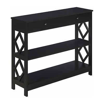 Convenience Concepts Diamond 1-Drawer Console Table