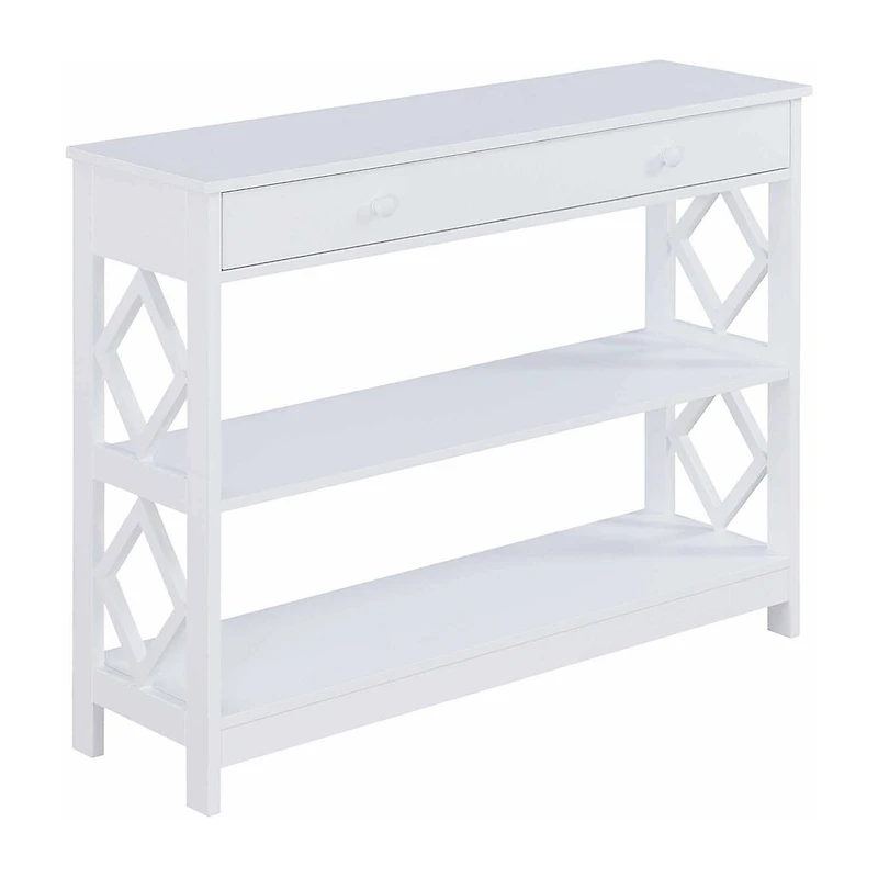 Convenience Concepts Diamond 1-Drawer Console Table