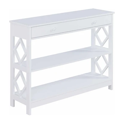 Convenience Concepts Diamond 1-Drawer Console Table