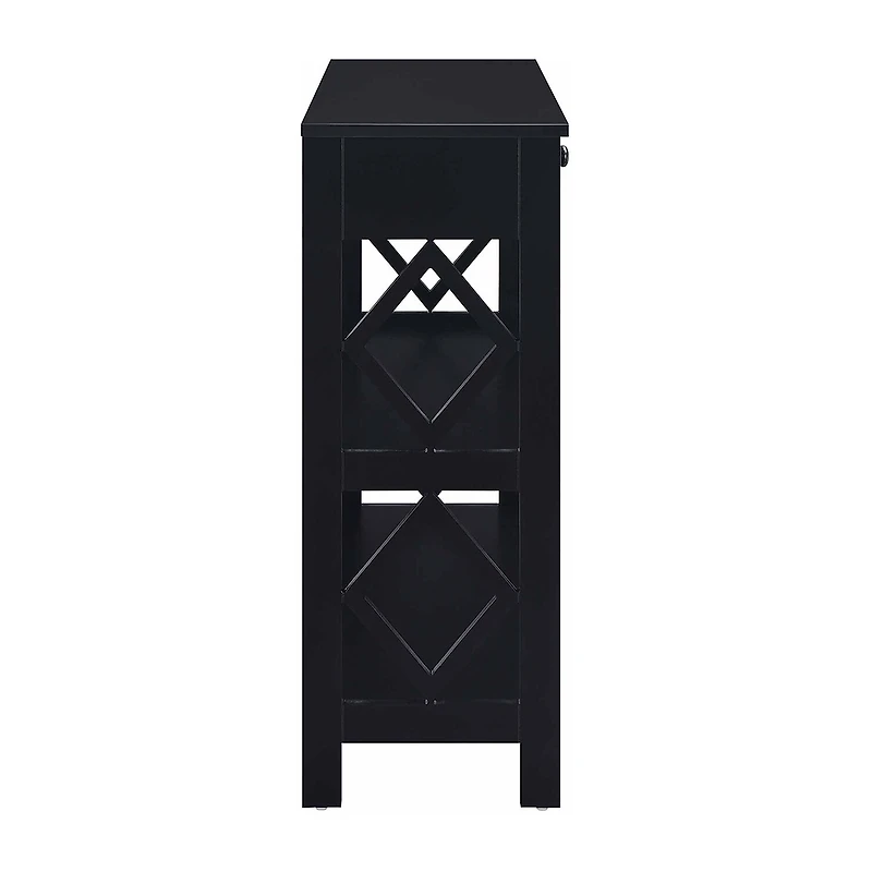Convenience Concepts Diamond 1-Drawer Console Table