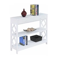Convenience Concepts Diamond 1-Drawer Console Table