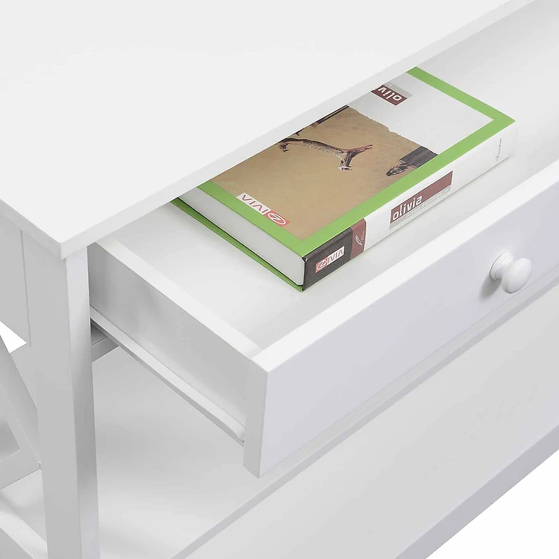 Convenience Concepts Diamond 1-Drawer Console Table