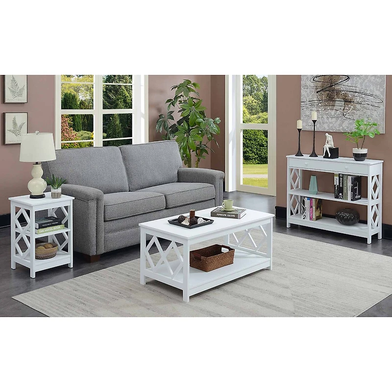 Convenience Concepts Diamond 1-Drawer Console Table