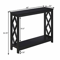 Diamond Console Table