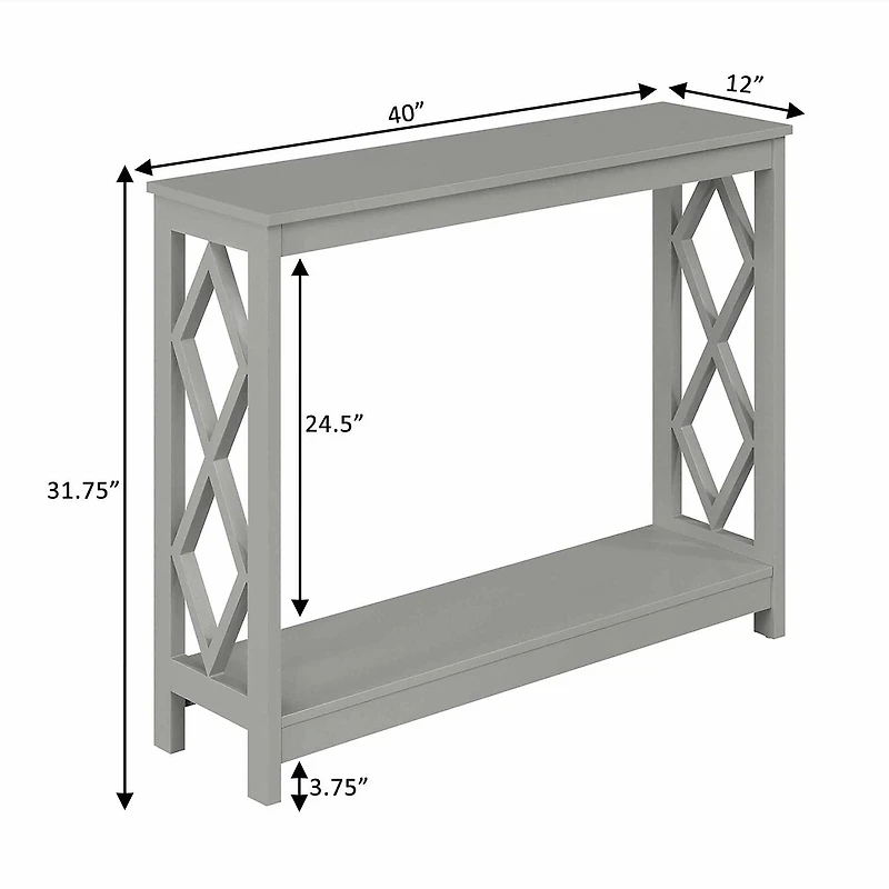 Diamond Console Table