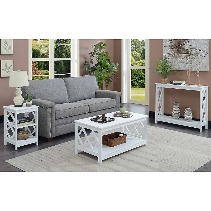 Diamond Console Table