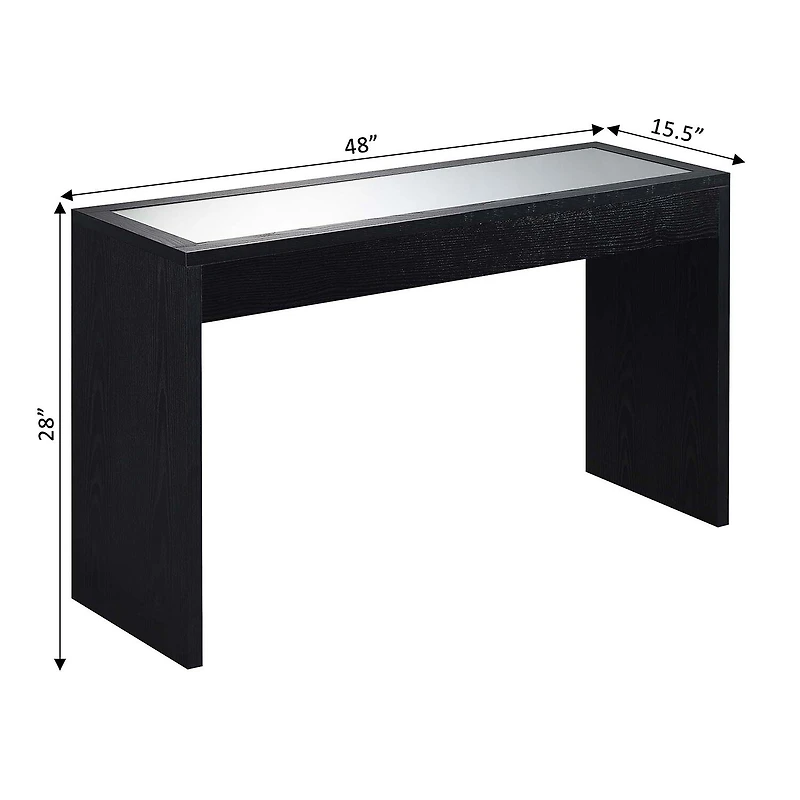 Convenience Concepts Northfield Mirrored Console Table