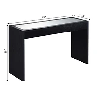 Convenience Concepts Northfield Mirrored Console Table