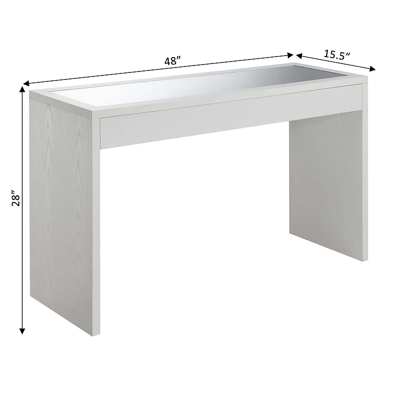 Convenience Concepts Northfield Mirrored Console Table
