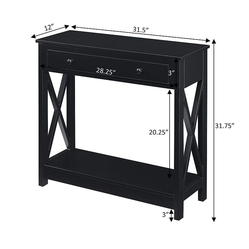 Convenience Concepts Oxford 1-Drawer Console Table