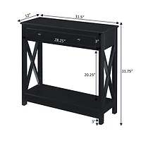 Convenience Concepts Oxford 1-Drawer Console Table