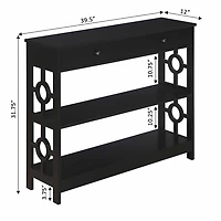 Convenience Concepts Ring 1-Drawer Console Table